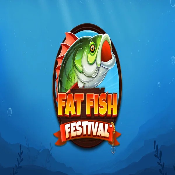Fat Fish Festival slot logo by Wishbone Games at Hugo Casino