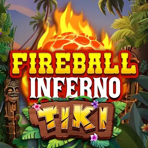 Fireball Inferno Tiki by NetEnt, showcased at hugocasino.net.pl – game logo