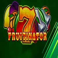 Official Slots logo: Fruitinator Jackpot King by Blueprint Gaming at Hugo Casino