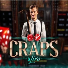 Live Craps game by Evolution – logo hosted on Hugo Casino
