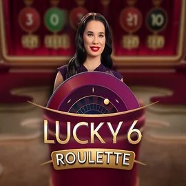 Lucky 6 Roulette logo – Live Casino by Pragmatic Play at Hugo Casino