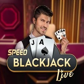Speed Blackjack logo by Pragmatic Play at Hugo Casino